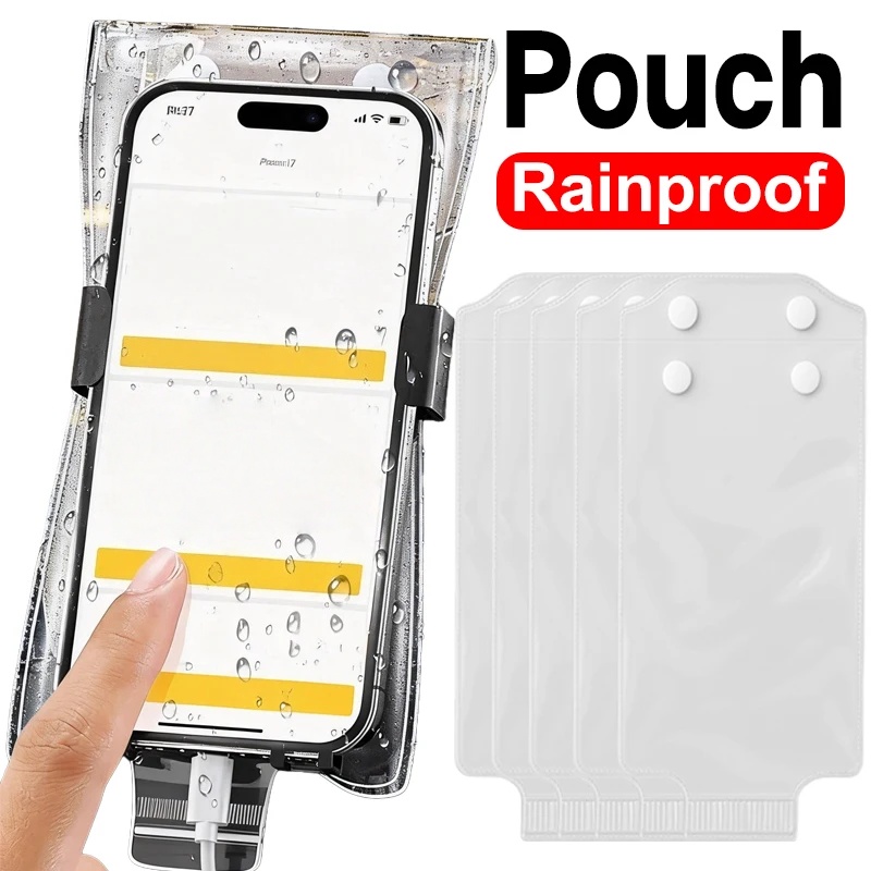 Phone Cases Beach - Transparent Waterproof Phone Cover Pouch Universal
