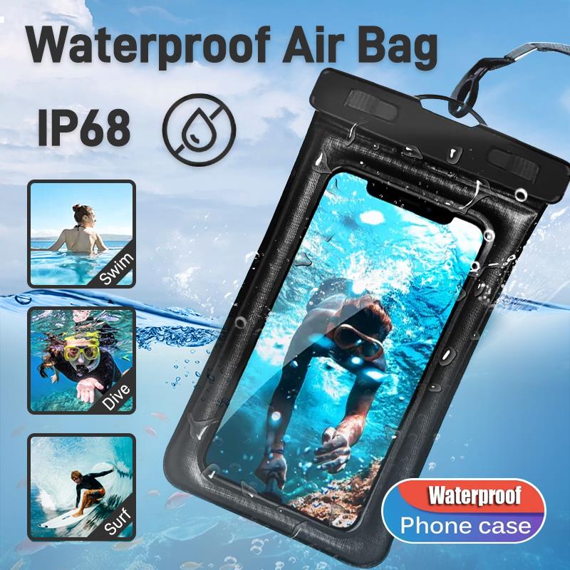 Phone Cases Beach - New Floating Airbag Waterproof Swimming Bag