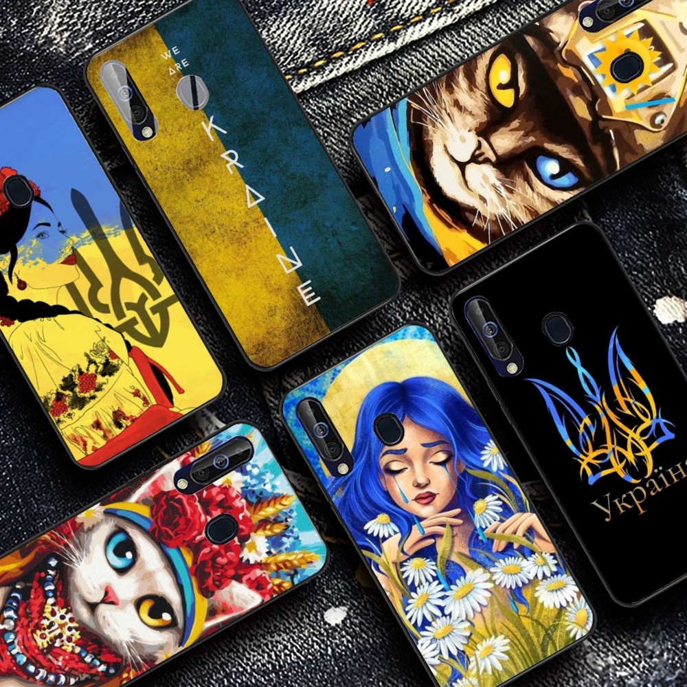 Phone Cases Usa - Ukraine Flag Ukrainian girl Phone Case