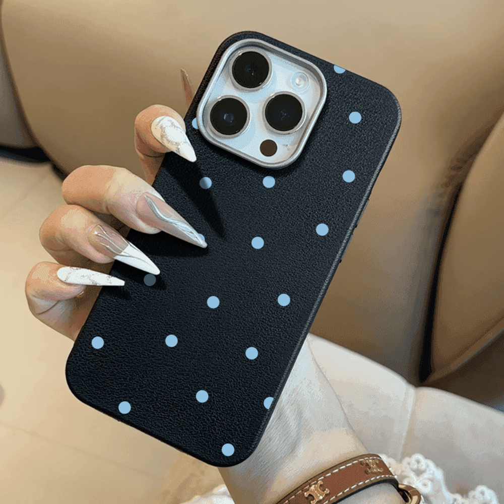 Phone Cases Polka Dot - Simple Blue Polka Dots Phone Case