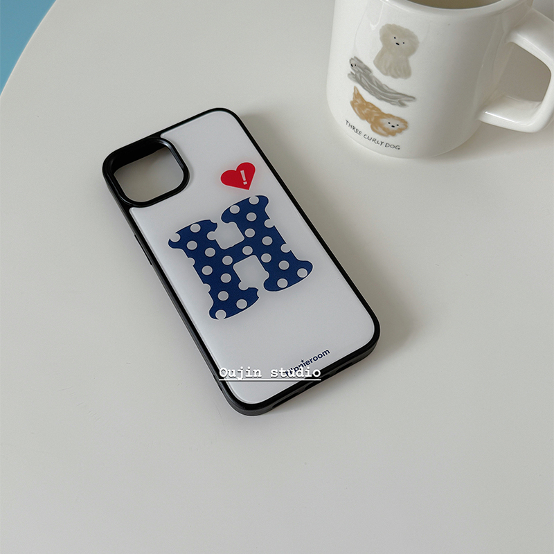 Phone Cases Polka Dot - Korean Ins Letter 