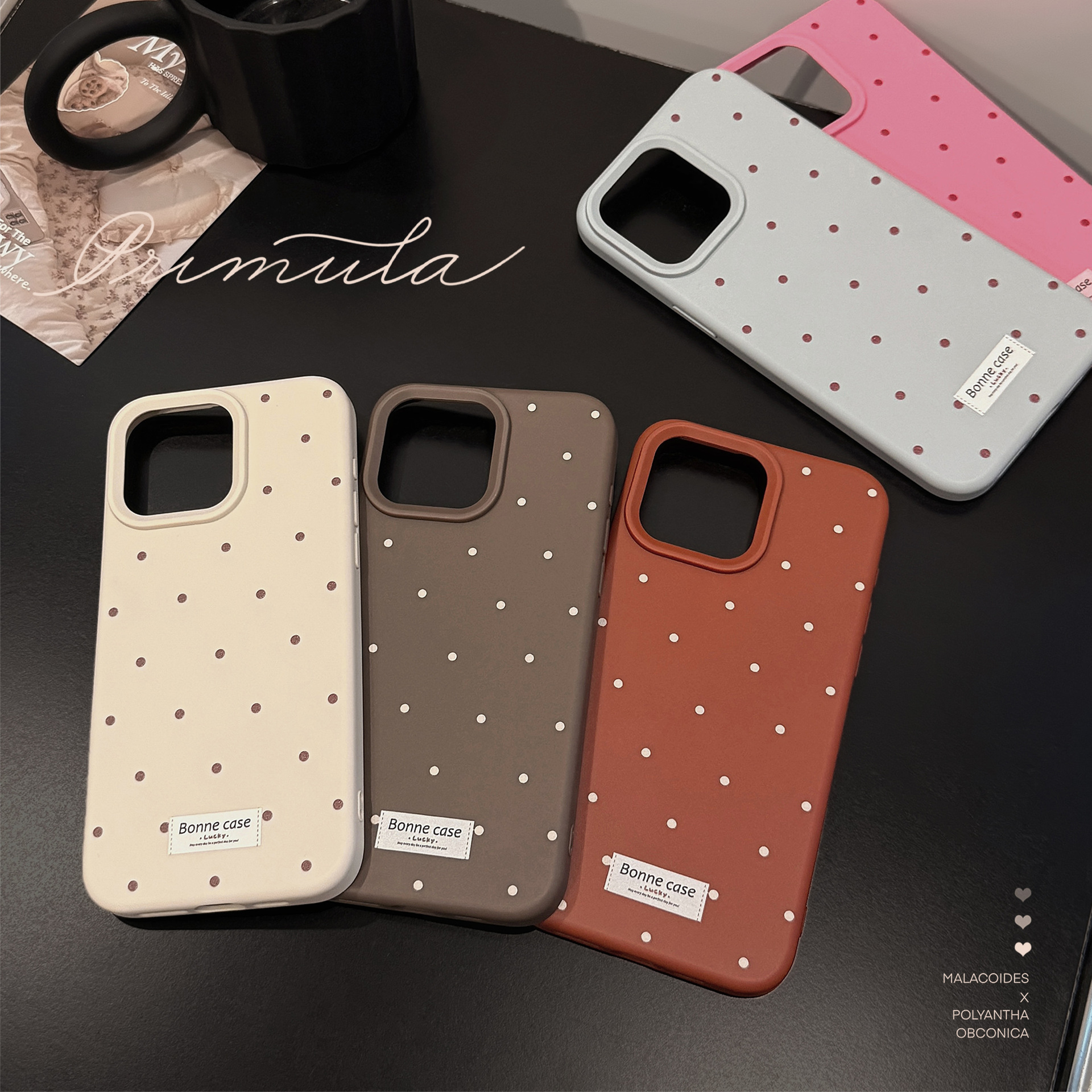 Phone Cases Polka Dot - Korean Full Screen Polka Dots Phone