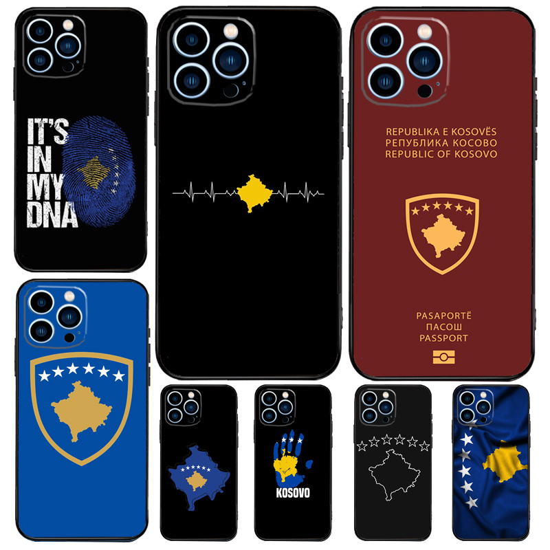 Phone Cases Usa - Kosovo Passport Flag Case For Apple