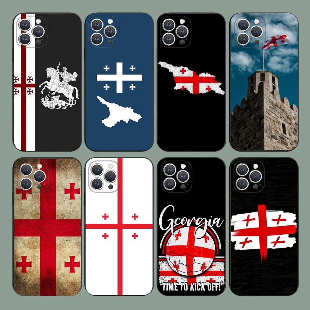 Phone Cases Usa - Georgia Flag Phone Case For iPhone