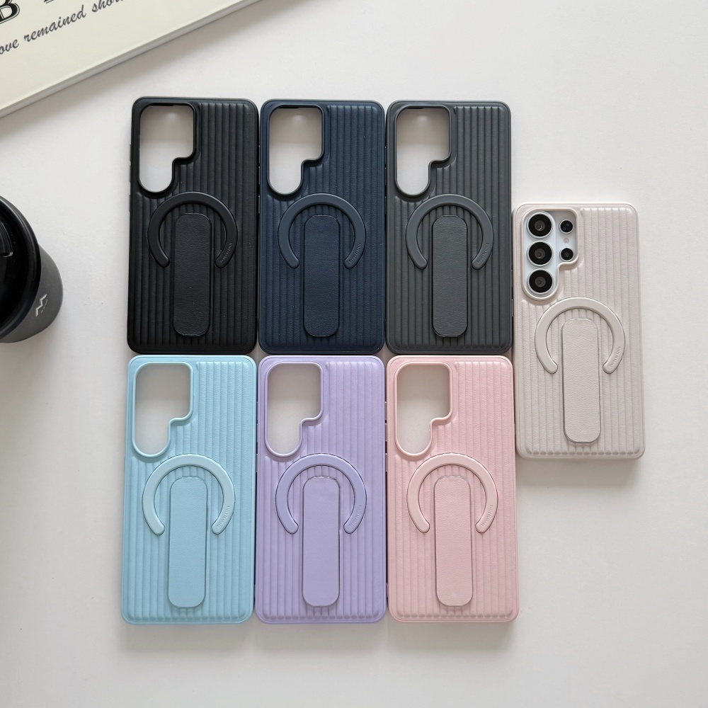 Phone Cases Magsafe - Corrugated Magnetic Stand Holder Phone Case
