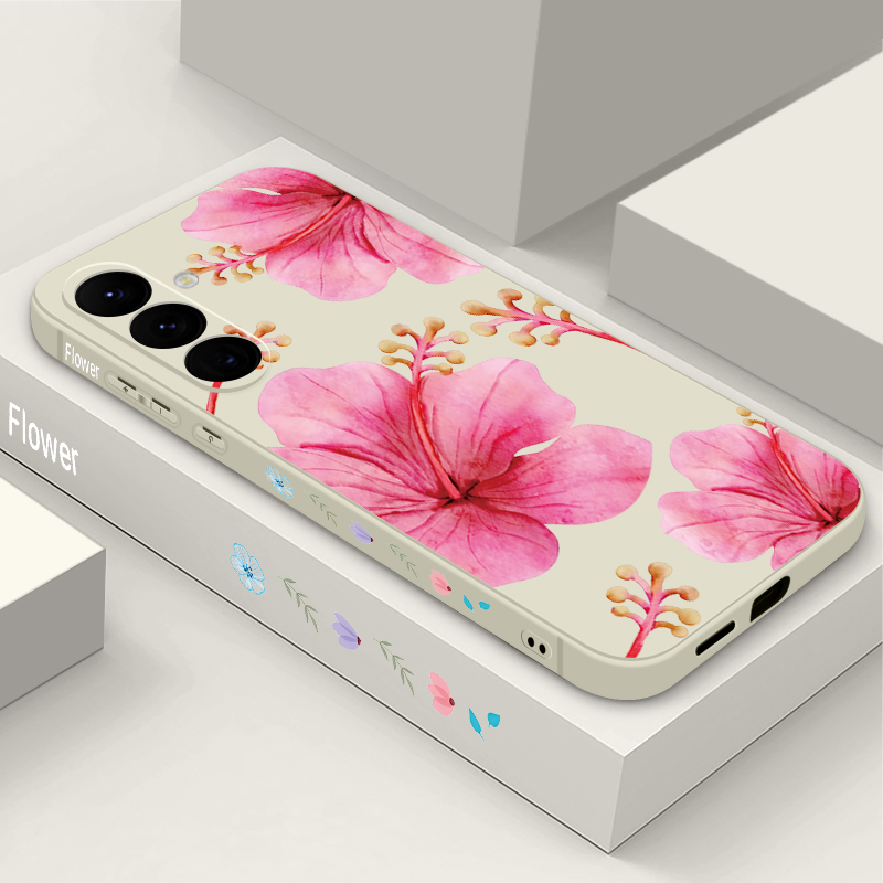 Phone Cases Galaxy A17 - Lily Hibiscus Flower Print Phone Case