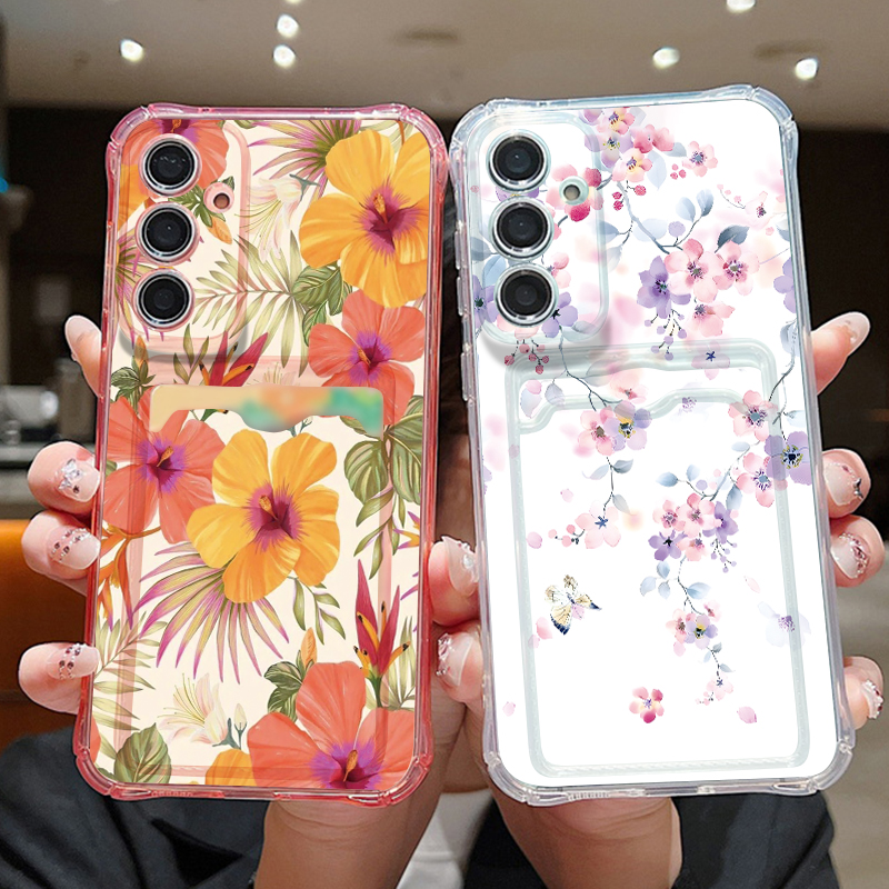 Phone Cases Galaxy A17 - Card Pocket Phone Case For Samsung