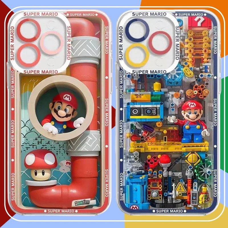 Phone Cases Galaxy A17 - Fun M-Mario Blocks Cool Silicone Phone
