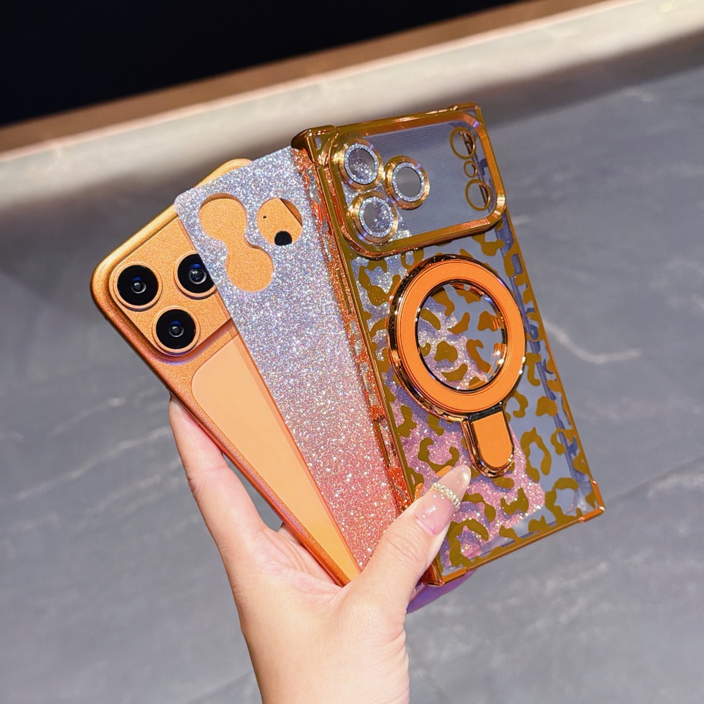Luxury Plated Leopard Print Gl - Phone Cases Magsafe のレビューと価格