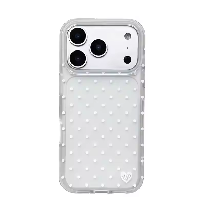 Korean Style Minimalist White  - Phone Cases Polka Dot のレビューと価格