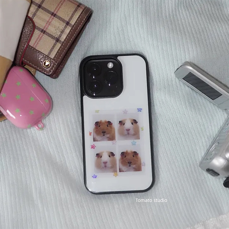 Korean Ins Guinea Pig Head Sti - Phone Cases Korean のレビューと価格