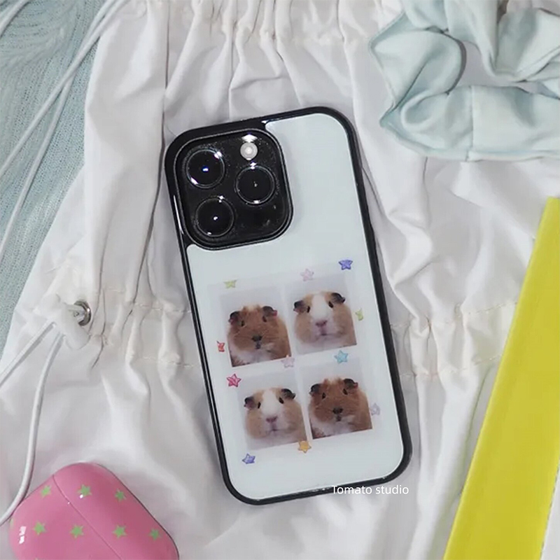 Korean Ins Guinea Pig Head Sti - Phone Cases Korean のレビューと価格