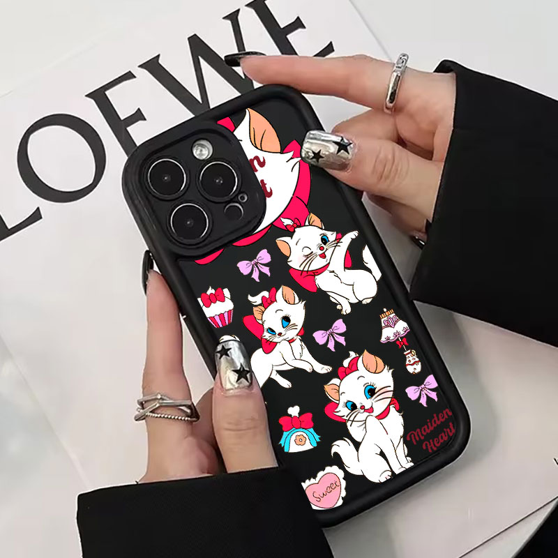 Disney Pink Marie Cute Cat Sil - Phone Cases Cat のレビューと価格