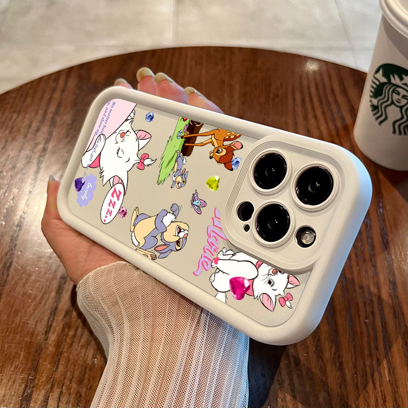 Disney Pink Marie Cute Cat Sil - Phone Cases Cat のレビューと価格