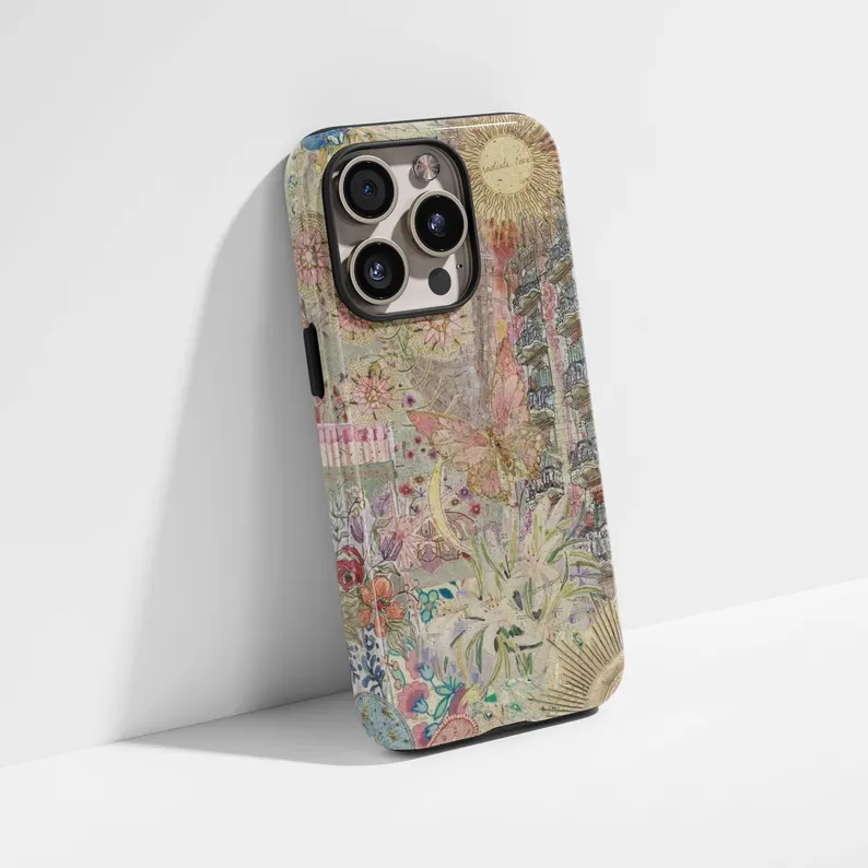 70s Retro Butterfly Floral Pho - Phone Cases Ugly のレビューと価格