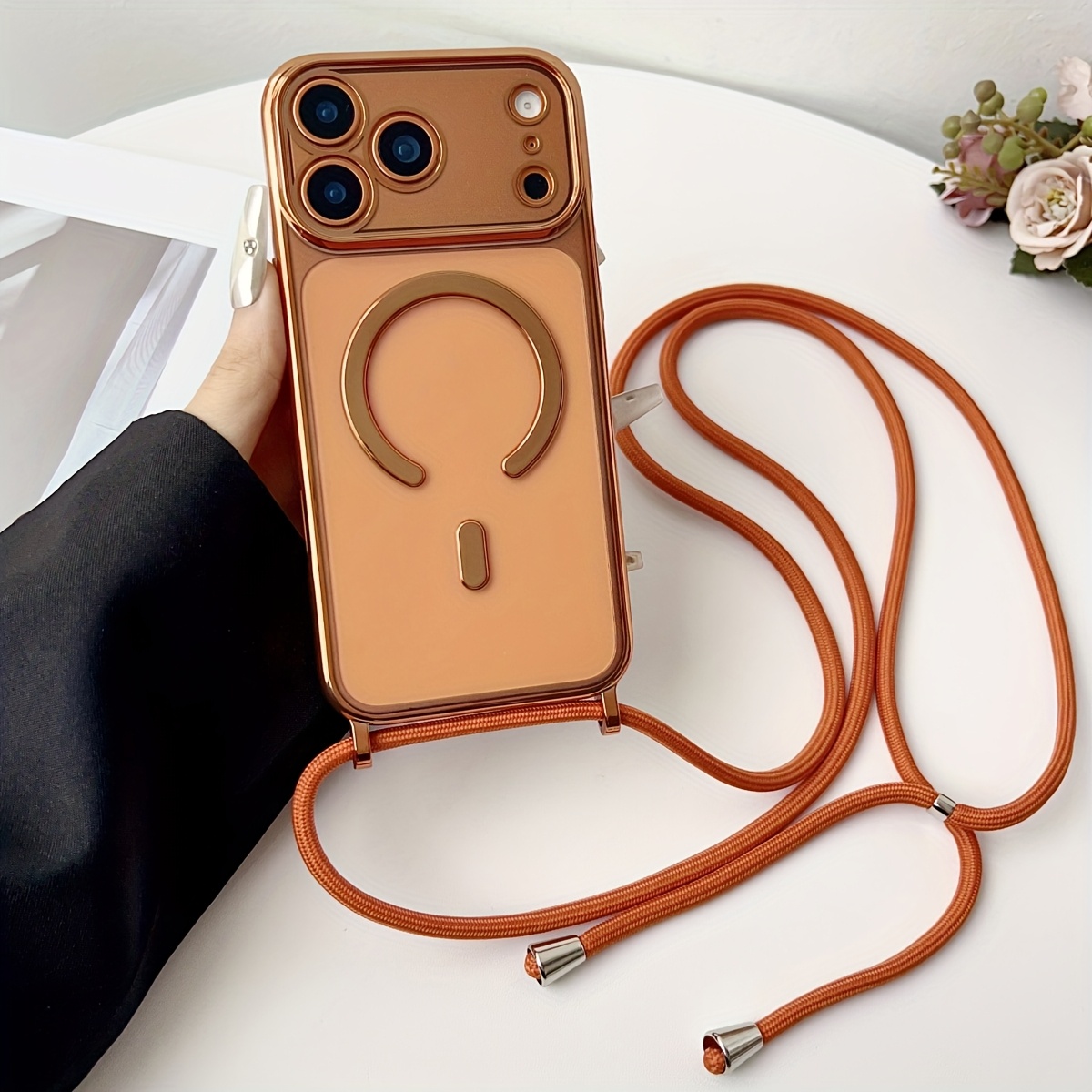 Luxury Necklace Cord Rope Lany - Phone Cases Magsafe のレビューと価格