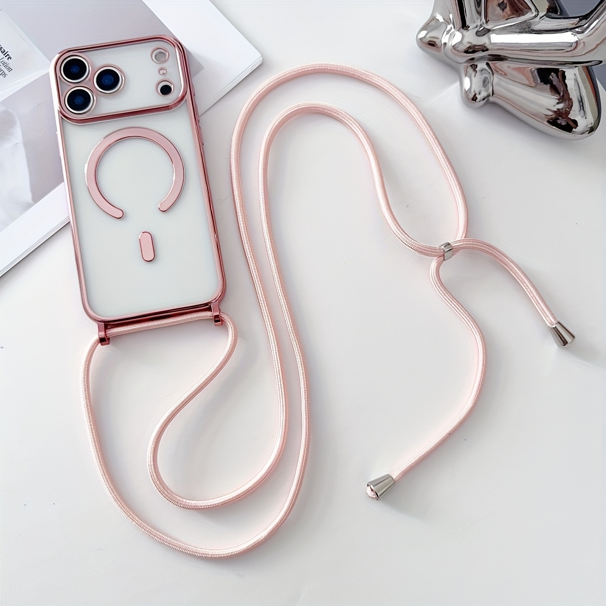 Luxury Necklace Cord Rope Lany - Phone Cases Magsafe のレビューと価格