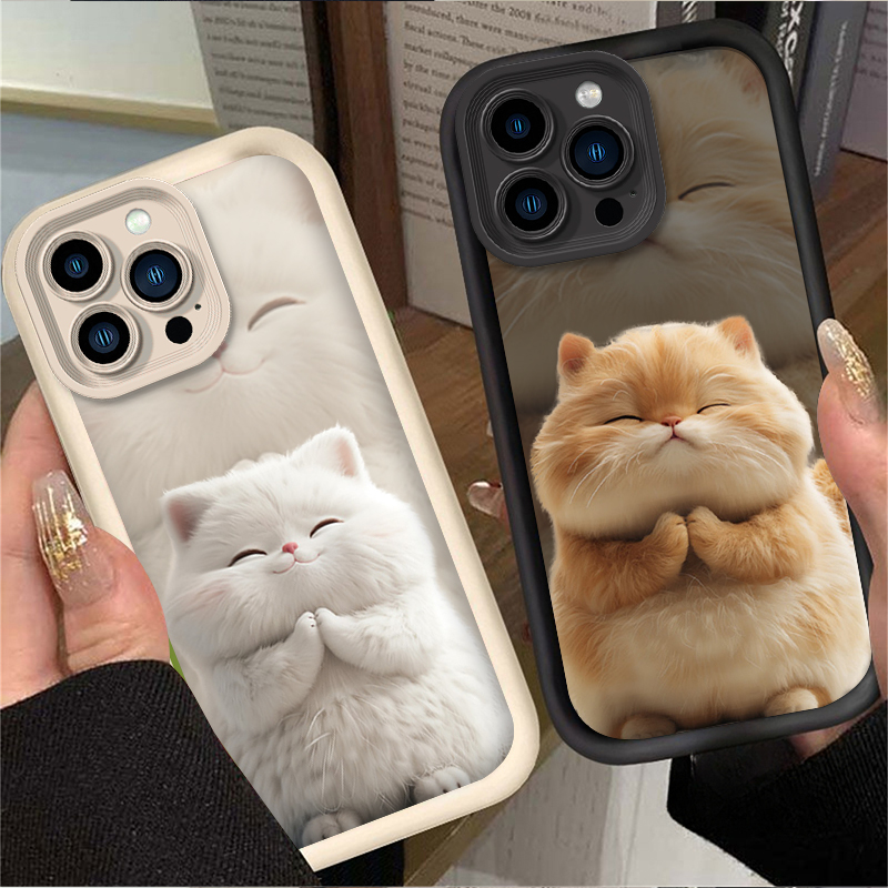Cute Funny Fat Cat Phone Case  - Phone Cases Cat のレビューと価格