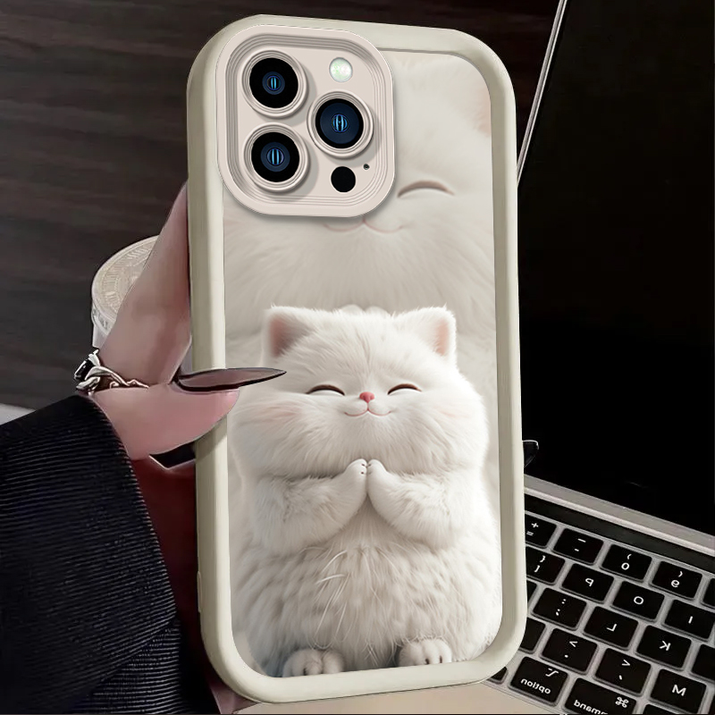 Cute Funny Fat Cat Phone Case  - Phone Cases Cat のレビューと価格