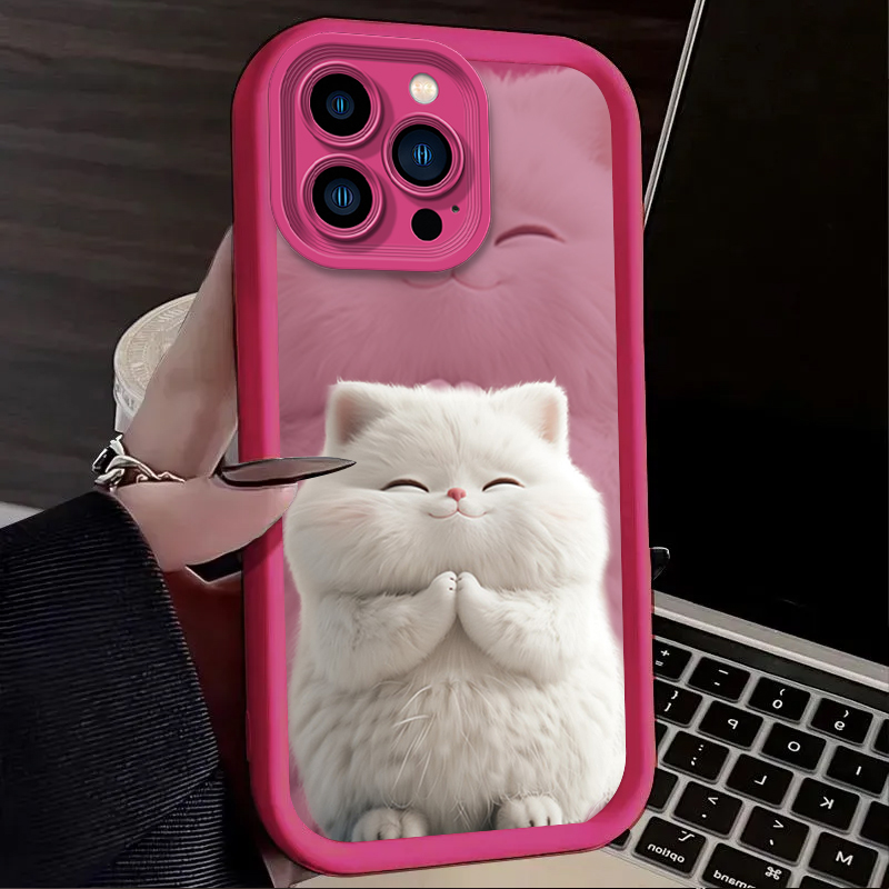 Cute Funny Fat Cat Phone Case  - Phone Cases Cat のレビューと価格