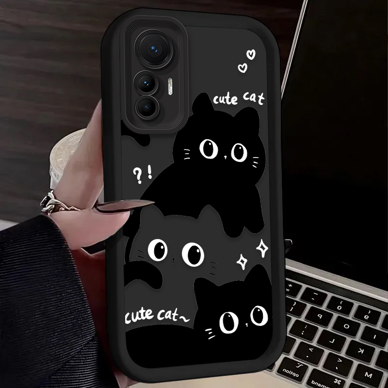 Lovely Black Cat Phone Case Fo - Phone Cases Cat のレビューと価格