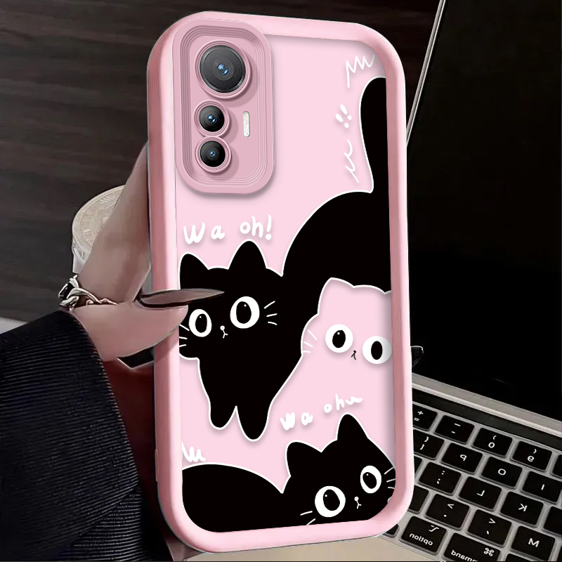 Lovely Black Cat Phone Case Fo - Phone Cases Cat のレビューと価格