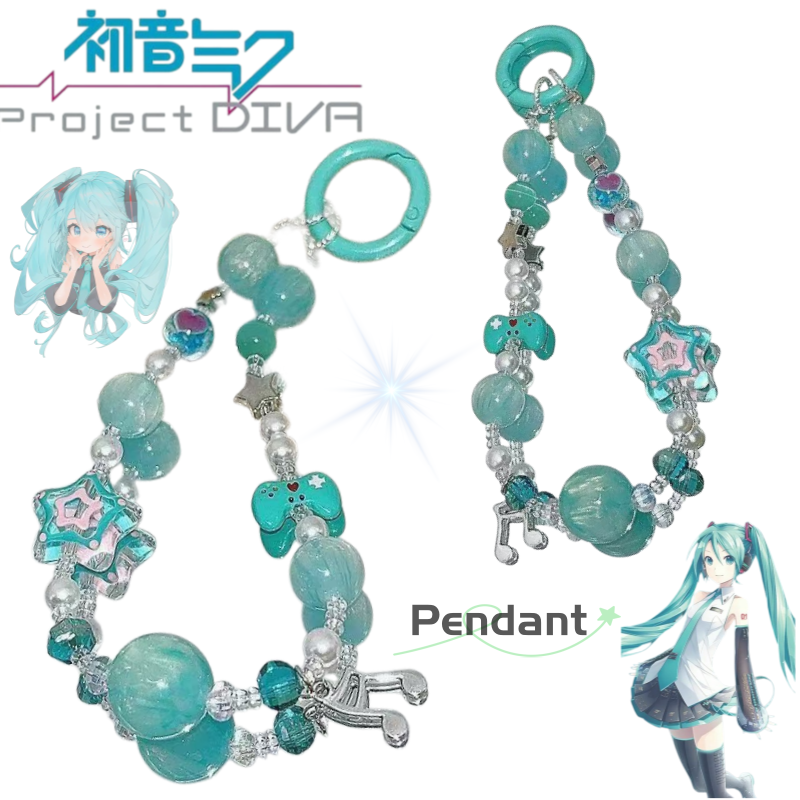 Hatsune Miku Phone chain carto - Phone Cases Girly のレビューと価格