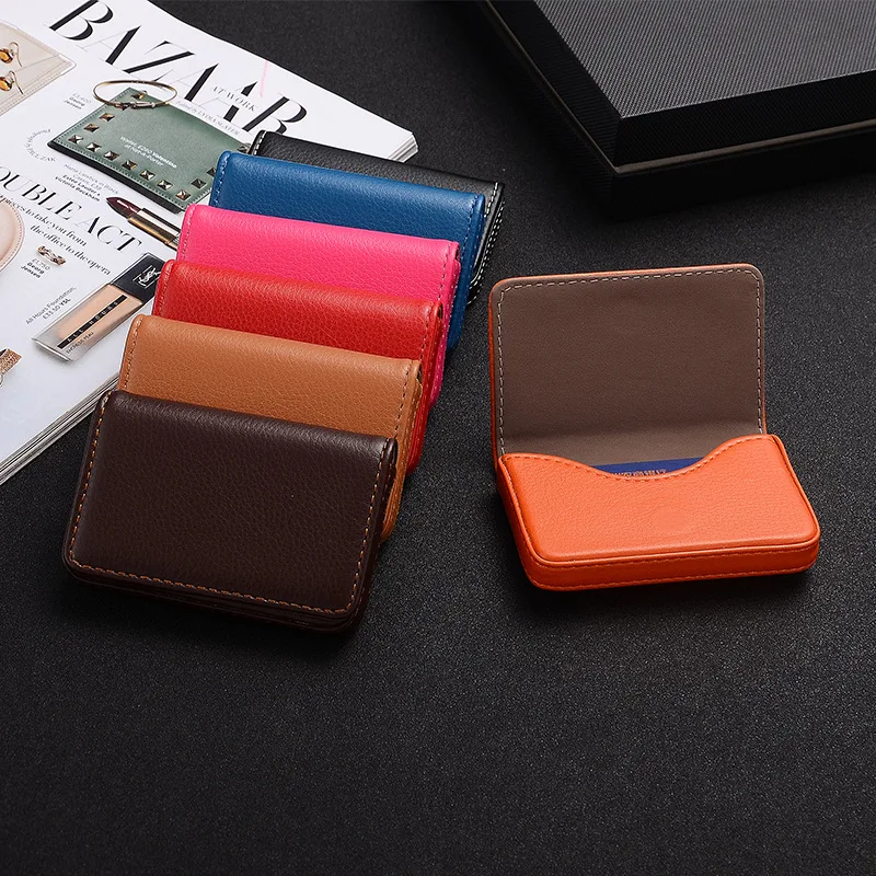 2026 PU Leather Business Card  - Card Holder Slim Case のレビューと価格