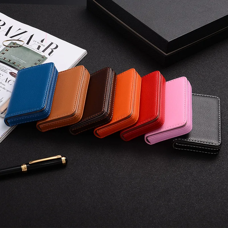 2026 PU Leather Business Card  - Card Holder Slim Case のレビューと価格