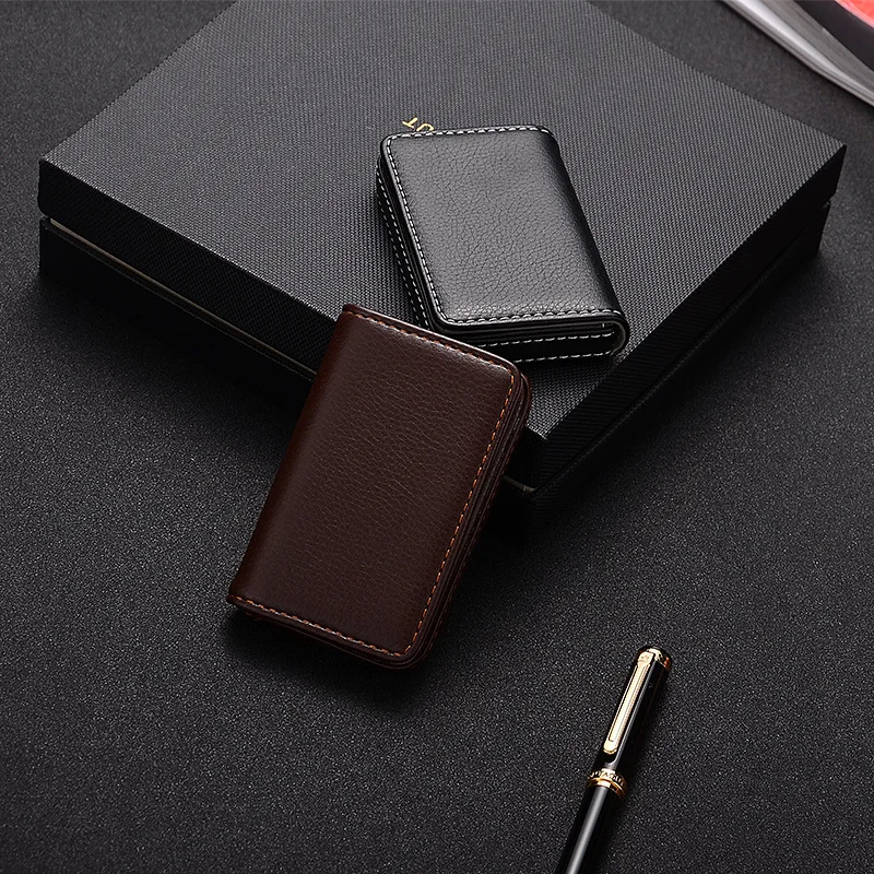 2026 PU Leather Business Card  - Card Holder Slim Case のレビューと価格