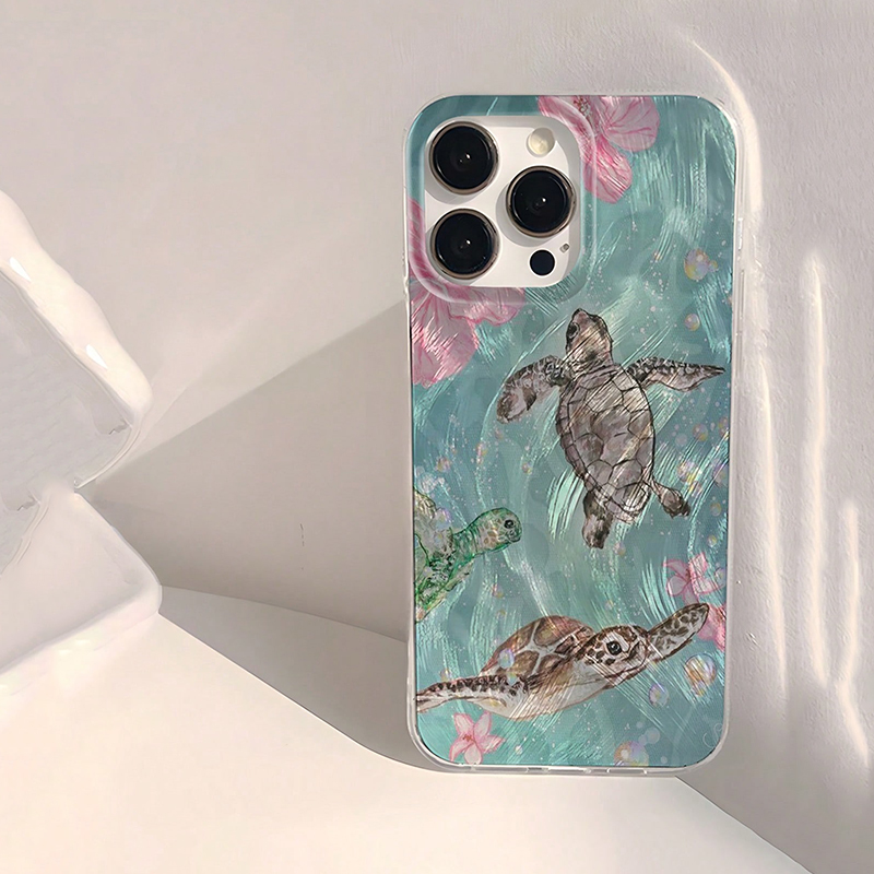 Sea Turtle Beach Pattern Phone - Phone Cases Beach のレビューと価格