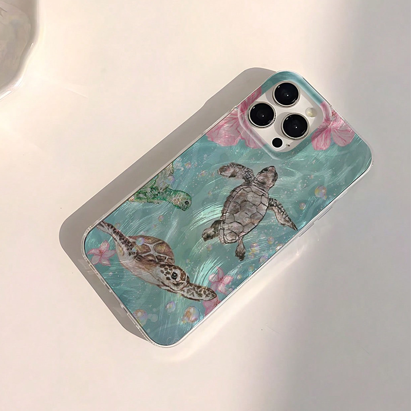 Sea Turtle Beach Pattern Phone - Phone Cases Beach のレビューと価格