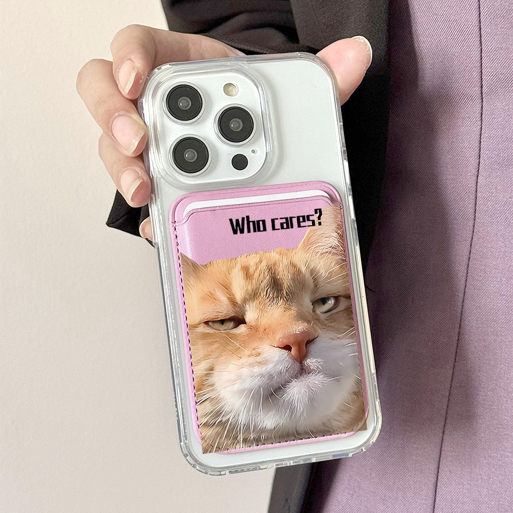 Ginger cat Funny INS Phone Car - Card Holder Slim Case のレビューと価格