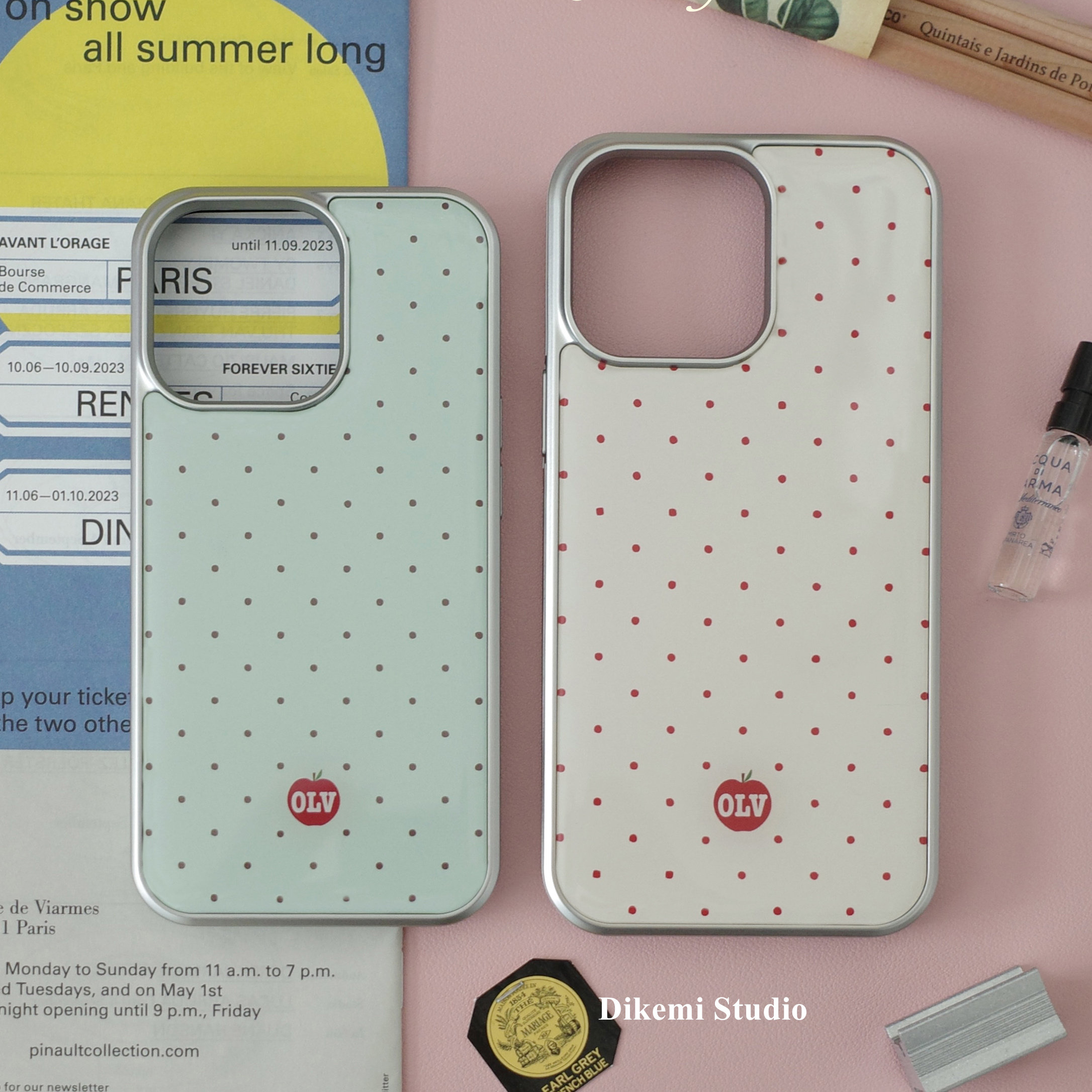 Korean Ins High-end Cartoon Ap - Phone Cases Polka Dot のレビューと価格