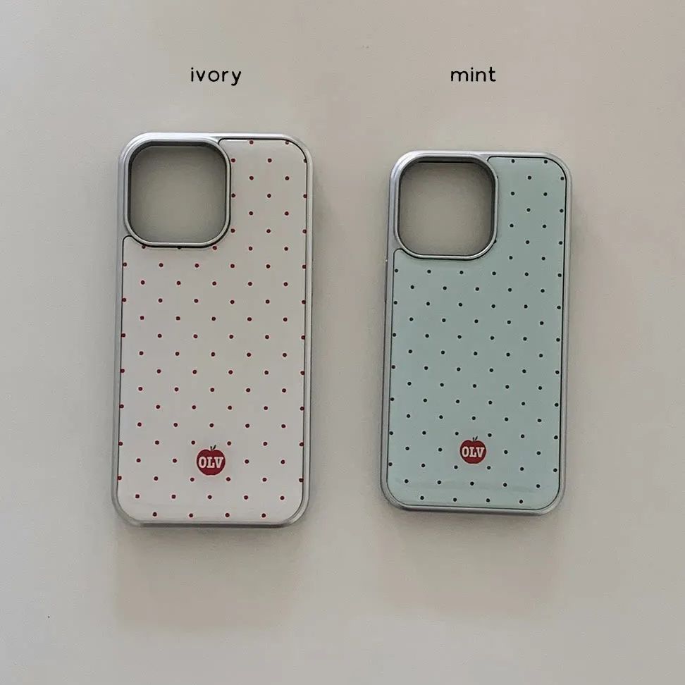 Korean Ins High-end Cartoon Ap - Phone Cases Polka Dot のレビューと価格