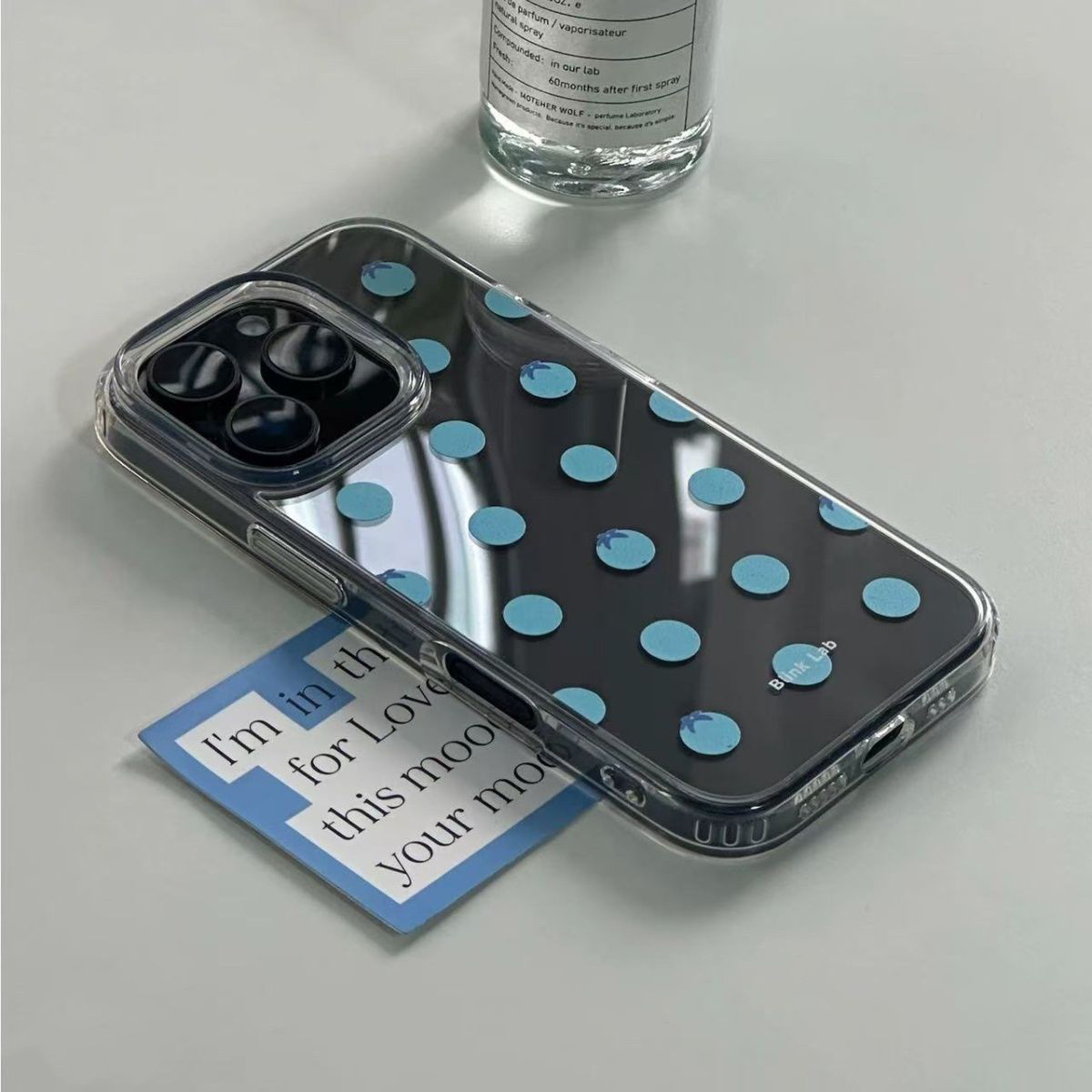 Korean Blueberry Blue Polka Do - Phone Cases Polka Dot のレビューと価格