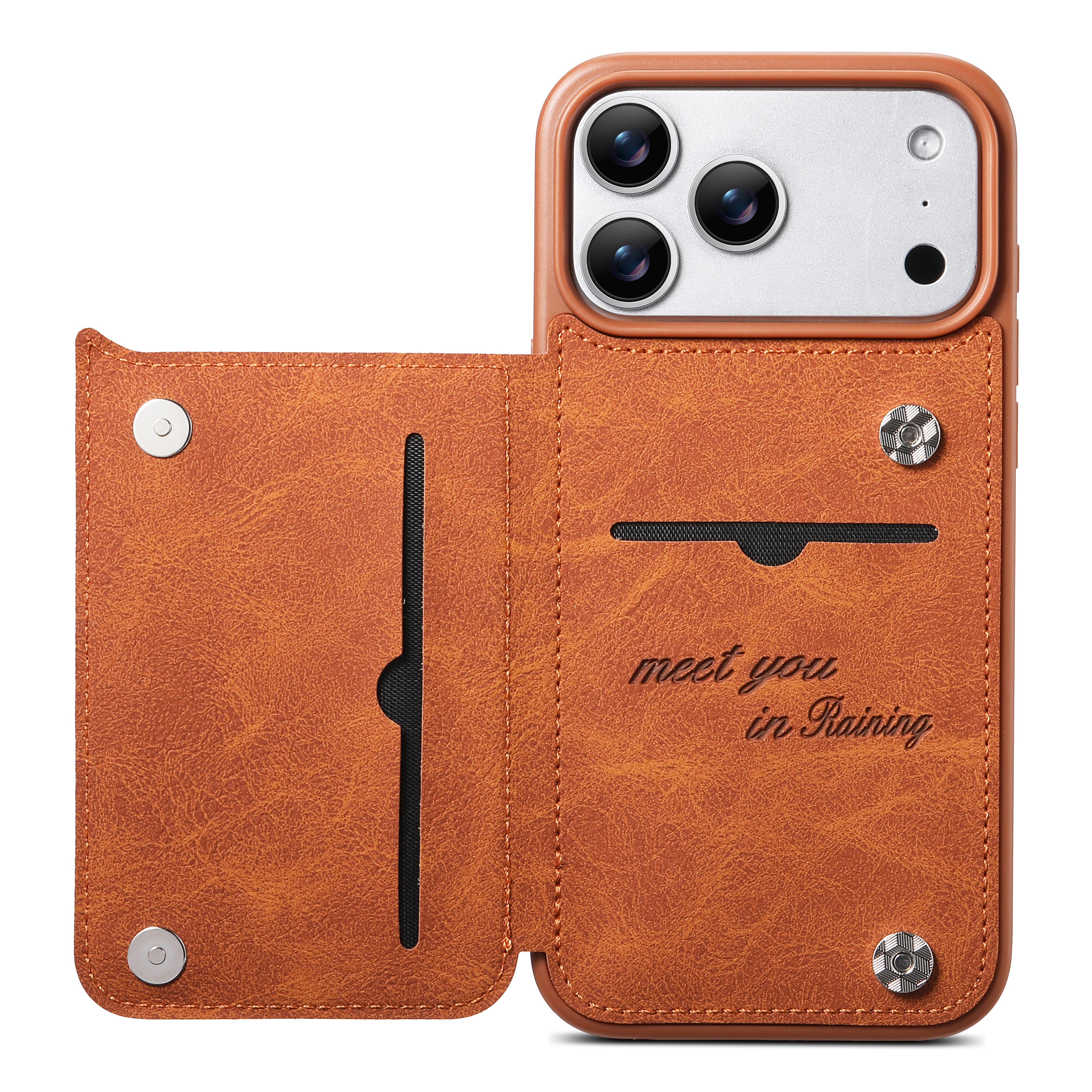 Luxury Retro Flip Card Leather - Card Holder Slim Case のレビューと価格