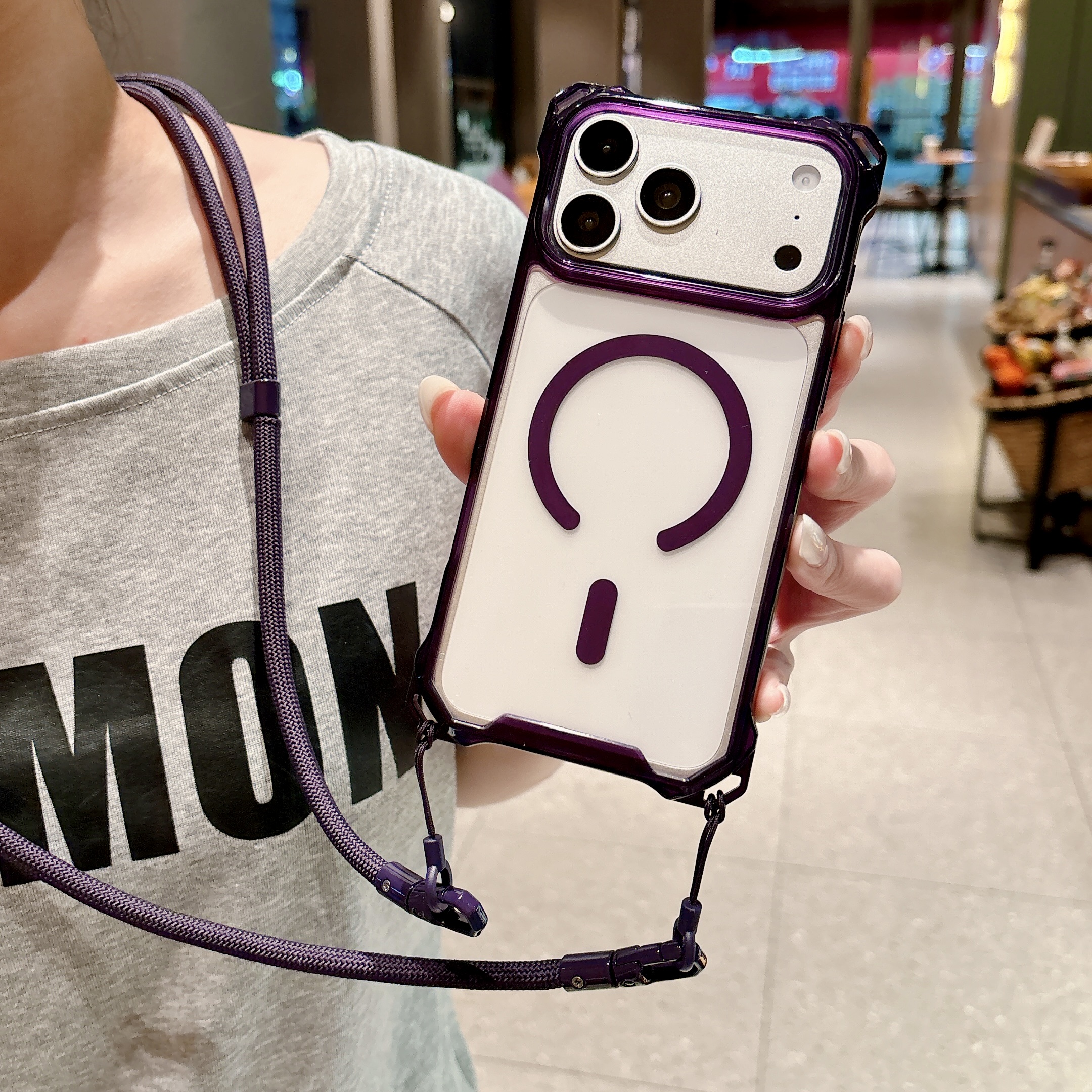 Clear Magnetic Lanyard Phone C - Phone Cases Magsafe のレビューと価格