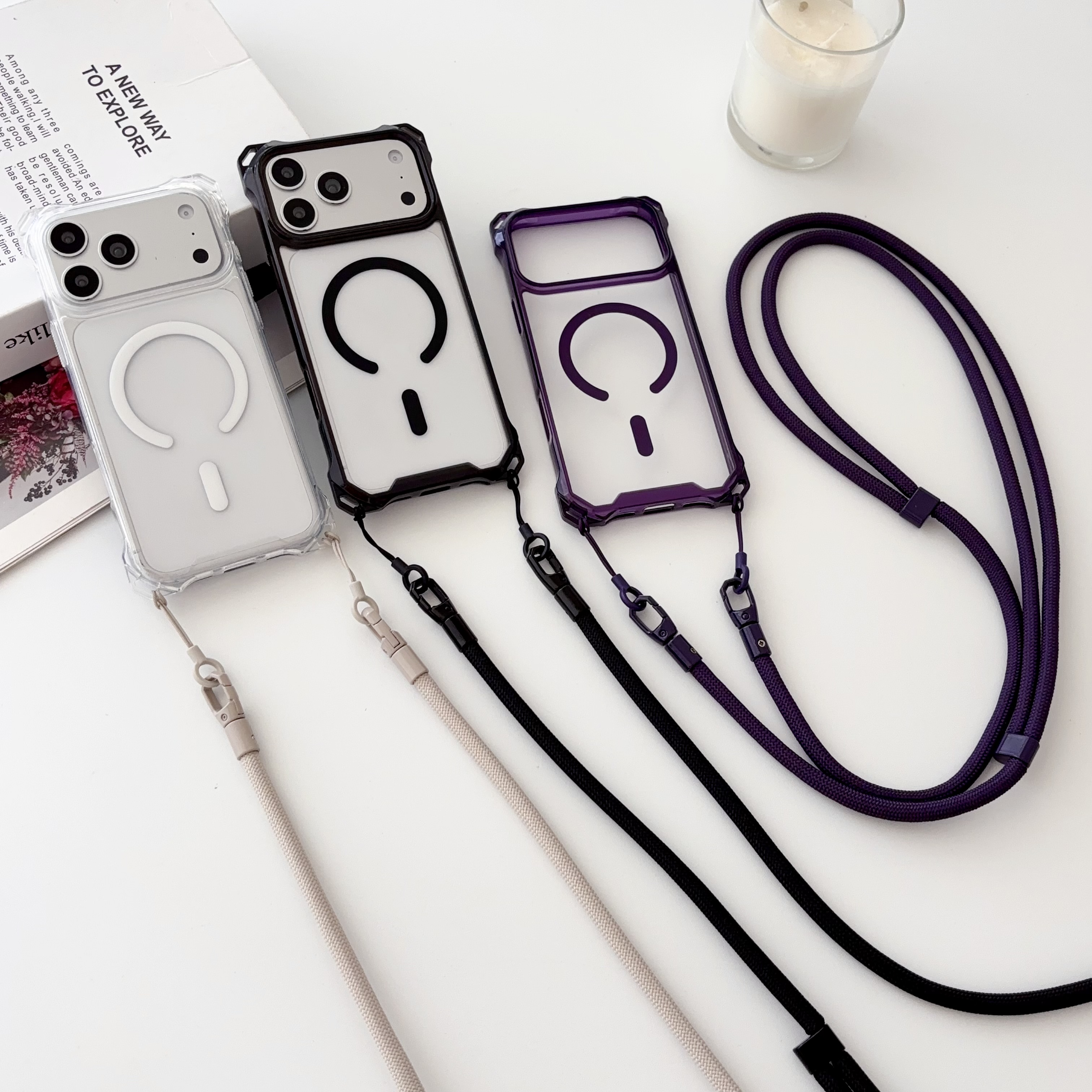 Clear Magnetic Lanyard Phone C - Phone Cases Magsafe のレビューと価格