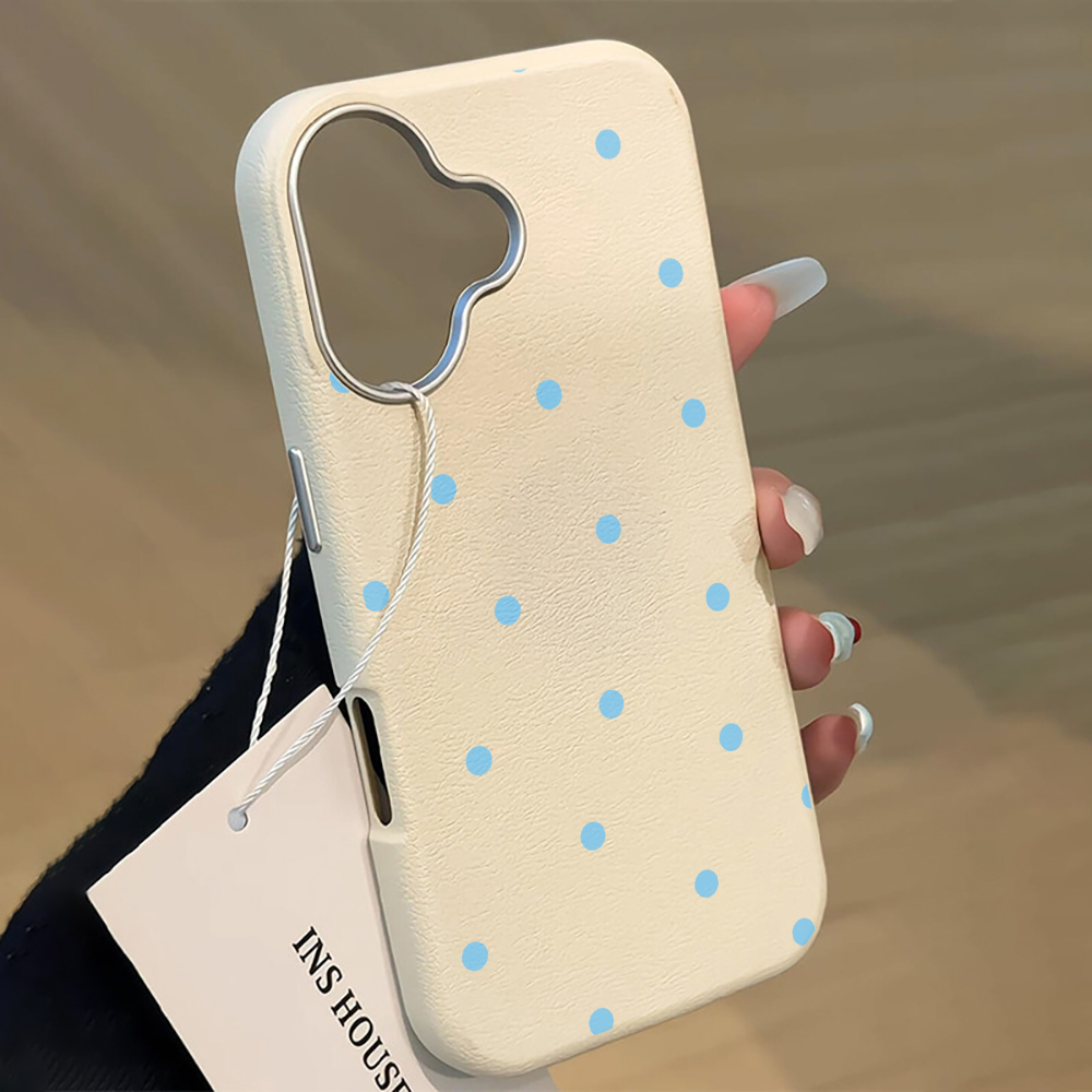Simple Blue Polka Dots Phone C - Phone Cases Polka Dot のレビューと価格