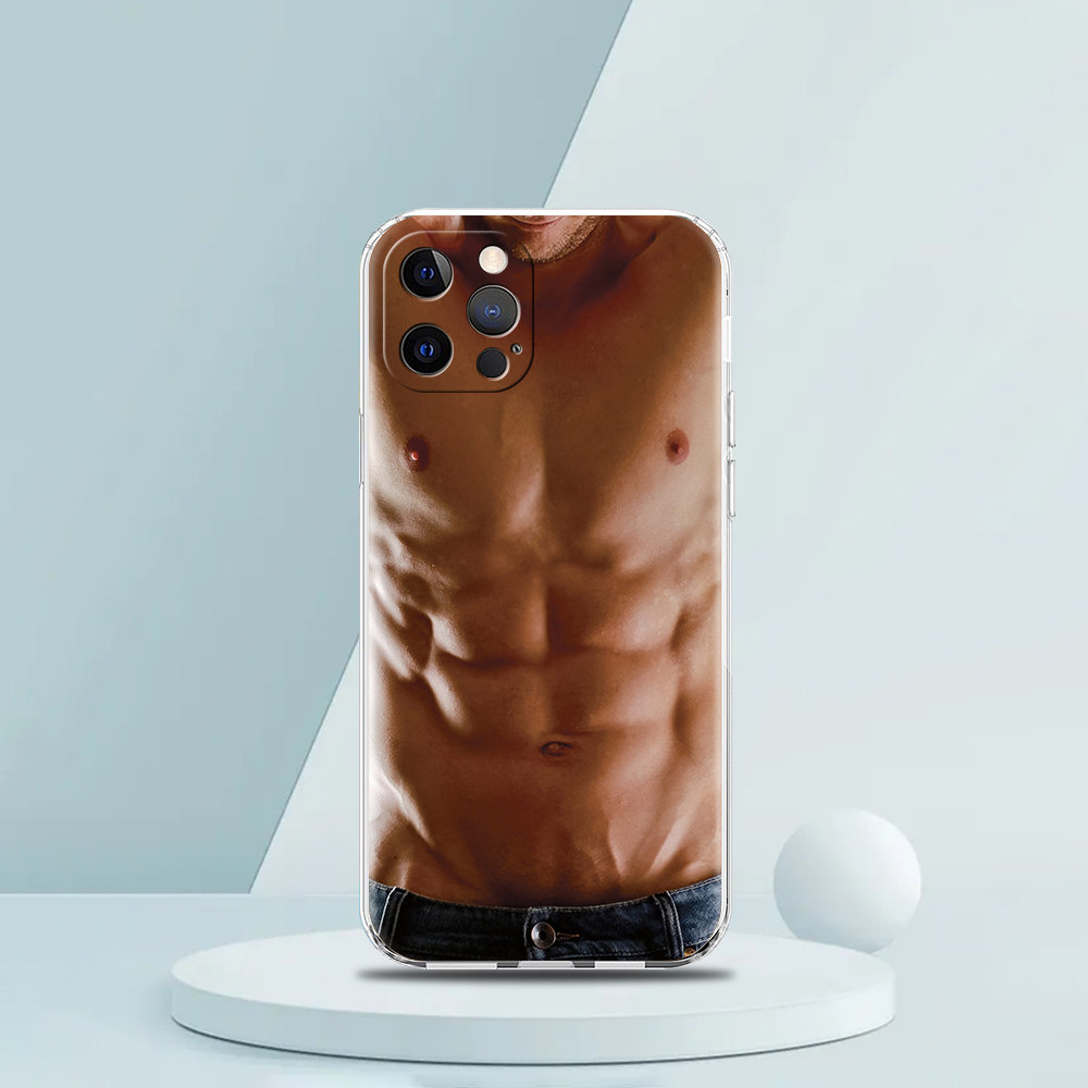 Male Abdominal Muscle Transpar - Phone Cases Ugly のレビューと価格