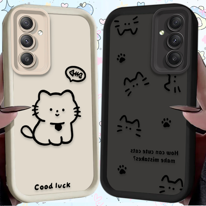 Cartoon Lovely Cat Matte Phone - Phone Cases Cat のレビューと価格