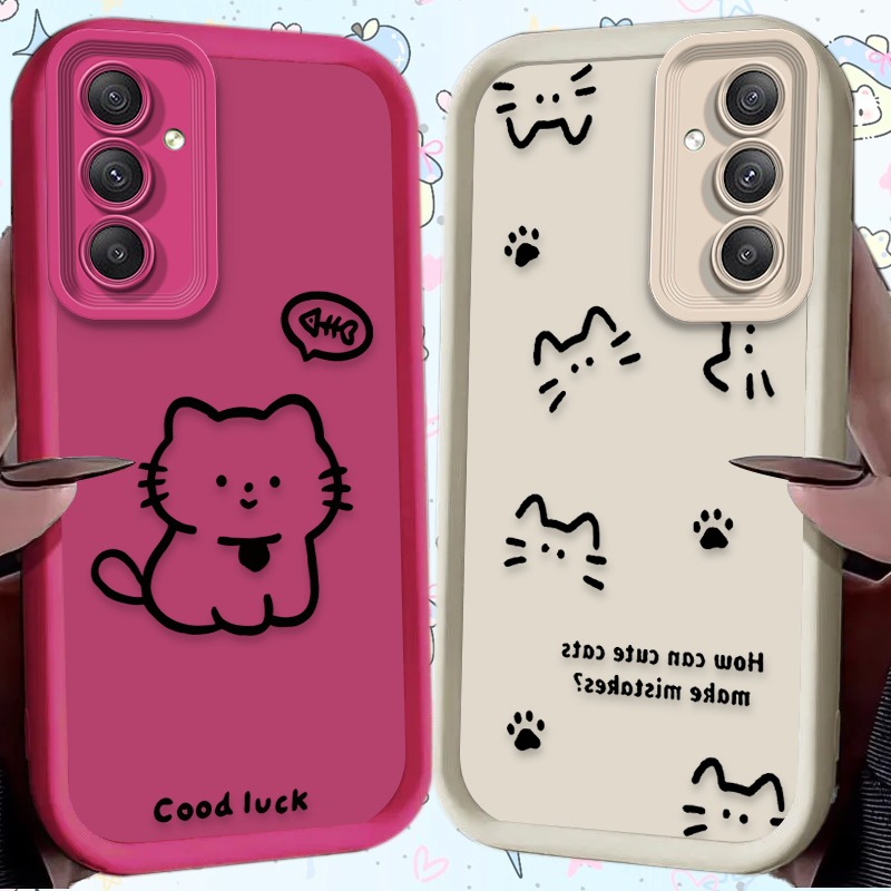 Cartoon Lovely Cat Matte Phone - Phone Cases Cat のレビューと価格
