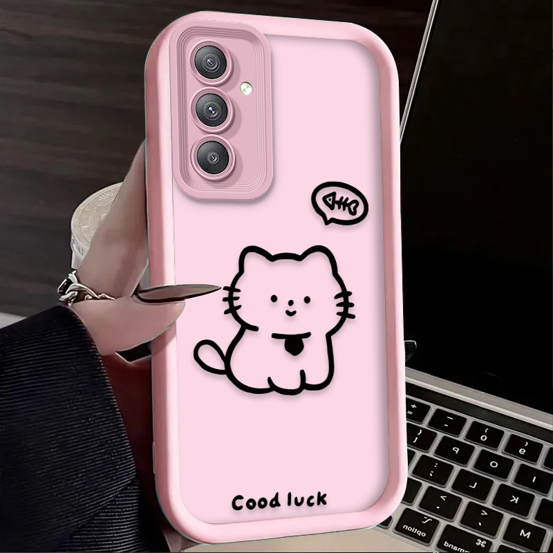 Cartoon Lovely Cat Matte Phone - Phone Cases Cat のレビューと価格