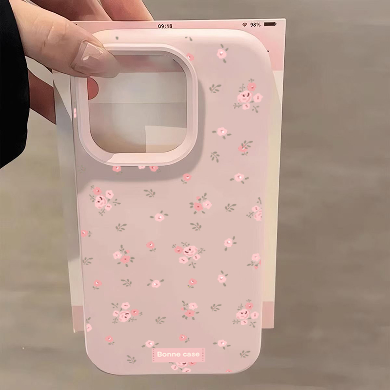 INS Korea Pink Flower Phone Ca - Phone Cases Korean のレビューと価格