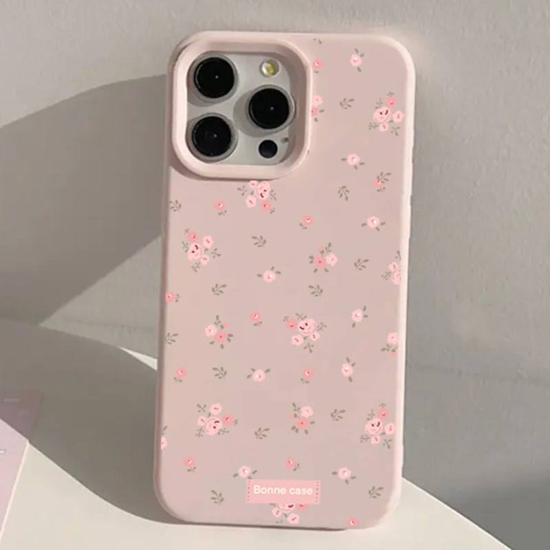 INS Korea Pink Flower Phone Ca - Phone Cases Korean のレビューと価格