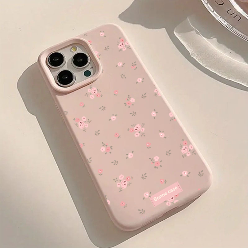 INS Korea Pink Flower Phone Ca - Phone Cases Korean のレビューと価格
