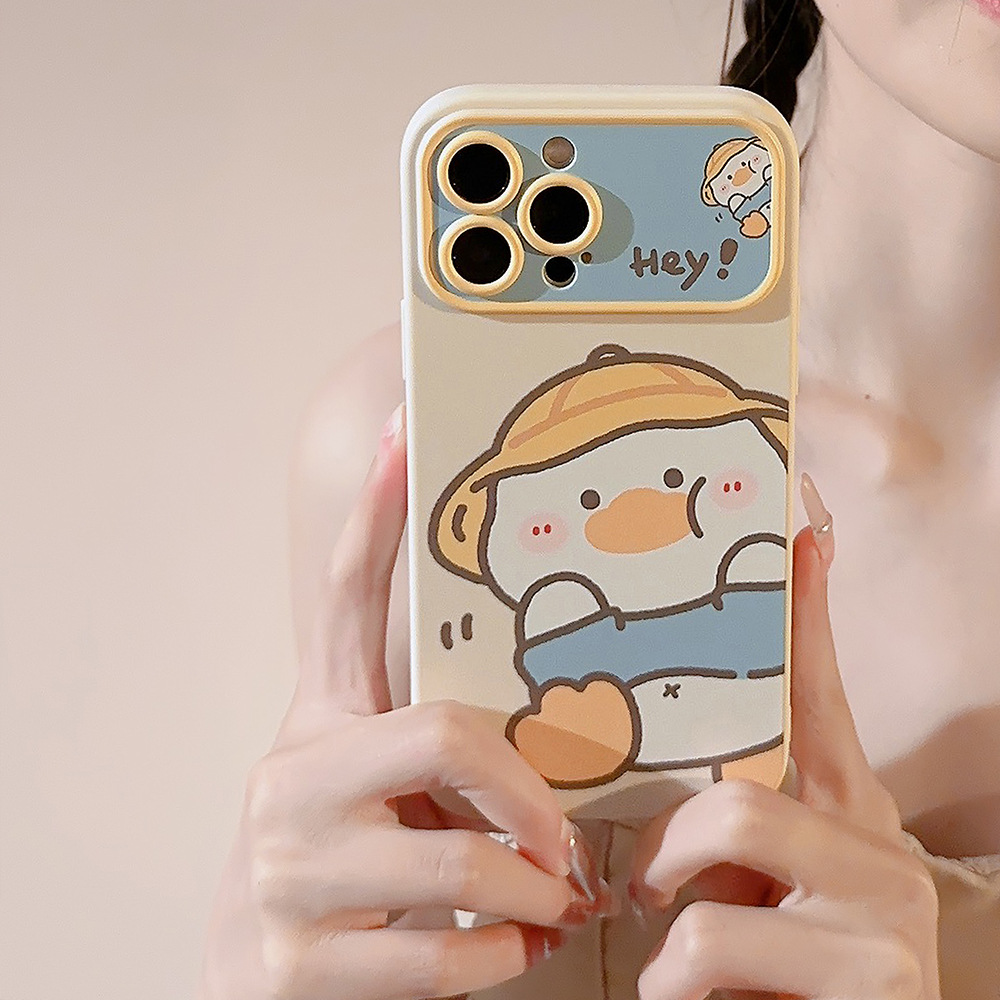 Korean Cartoon Yellow Duck Pho - Phone Cases Korean のレビューと価格