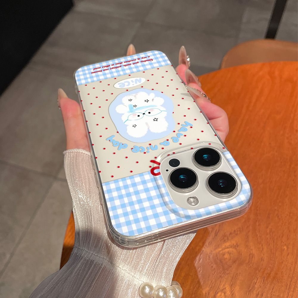 Cartoon Cute Rabbit Red Polka  - Phone Cases Polka Dot のレビューと価格