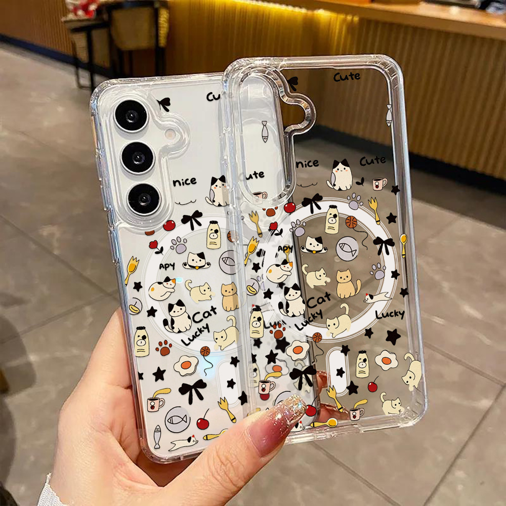 Cute Cat Magnetic Phone Case F - Phone Cases Cat のレビューと価格